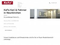 kefa-waermepumpe.at Webseite Vorschau