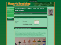 mayers-headshop.de Webseite Vorschau