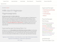therapiemithypnose.de Webseite Vorschau