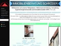 immobilien-beratung-schröder.de Webseite Vorschau