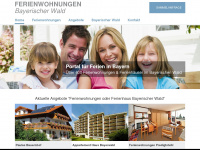 ferienwohnungen-bayerischer-wald.de Webseite Vorschau