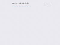 maxkitchenclub.wordpress.com Webseite Vorschau