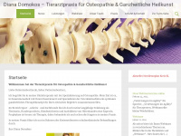 osteopathie-kleintier.de Webseite Vorschau