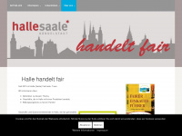 fairtrade-halle.de Webseite Vorschau