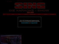 sing-diekaraokeshow.de Webseite Vorschau