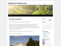 solidarischefeldwirtschaft.wordpress.com Webseite Vorschau