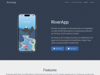 riverapp.net Webseite Vorschau