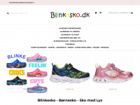blinkesko.dk Webseite Vorschau