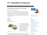 heilpraktiker-fernstudium-kosten.de Webseite Vorschau