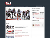 feuerwehreishockey-liga.de Webseite Vorschau