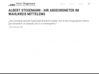 albert-stegemann.de Webseite Vorschau