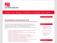 progymnasium.at Webseite Vorschau