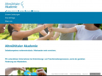 altmuehltaler-akademie.de Webseite Vorschau