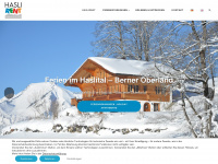 haslirent.ch Webseite Vorschau