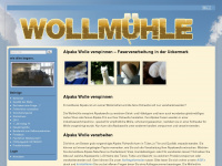 wollmuehle.com Webseite Vorschau