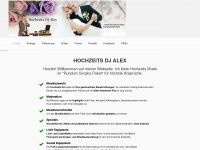 hochzeits-dj-alex.de Webseite Vorschau