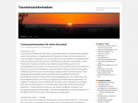 tourismusinformation.wordpress.com Webseite Vorschau
