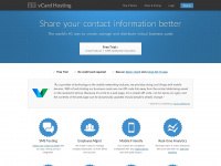 vcardhosting.com Webseite Vorschau
