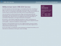 ore-edv.de Webseite Vorschau