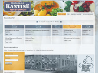 hufeland-kantine.de Webseite Vorschau