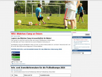 fussballschule-behr.de Webseite Vorschau