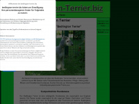 bedlington-terrier.biz Webseite Vorschau