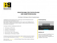 bohnhoff-betriebstechnik.de Webseite Vorschau