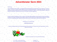 adventfenster-serm.de Webseite Vorschau