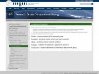 computational-epigenetics.de Webseite Vorschau