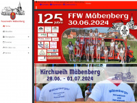 feuerwehr-maebenberg.de Webseite Vorschau