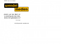 wendel-medien.de Webseite Vorschau