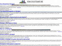 koki-stuttgart.de Webseite Vorschau