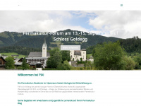 permakultur-akademie.com Webseite Vorschau