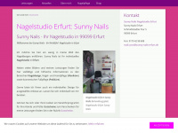 sunny-nails-erfurt.de Webseite Vorschau