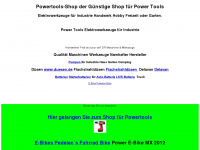 powertools-shop.eu Webseite Vorschau