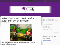 musikschulefauth.de Webseite Vorschau