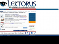 lektorus.ch Webseite Vorschau