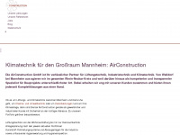 airconstruction.de Webseite Vorschau