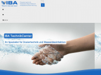 iba-technikcenter.de Webseite Vorschau