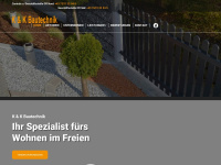 zaun-pflaster.at Webseite Vorschau