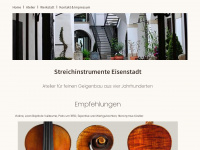 streichinstrumente.co.at Webseite Vorschau