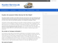 kaufen-service.de Webseite Vorschau