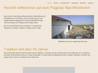 flugplatz-badwoerishofen.de Webseite Vorschau