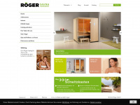 roeger-sauna.at Webseite Vorschau