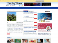hearingtimes.co.uk Webseite Vorschau