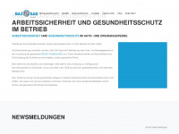 safetyweb.ch Webseite Vorschau