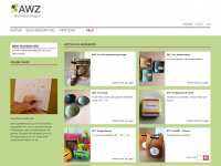 awzkshop.ch Webseite Vorschau