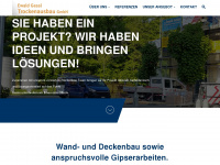 gessl-trockenausbau.ch Webseite Vorschau