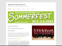 mvhausenrot.wordpress.com Webseite Vorschau