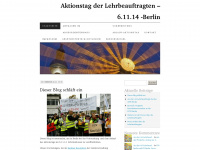 aktionstagberlinlb.wordpress.com Webseite Vorschau